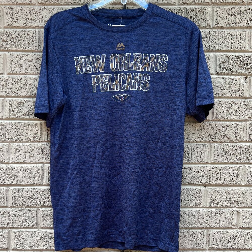 Majestic New Orleans Pelicans CoolBase Evolution Tee NWT Small